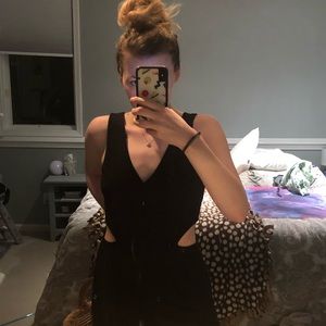 NWOT Soprano Jumpsuit w/ Wide Legs & Side Cutouts